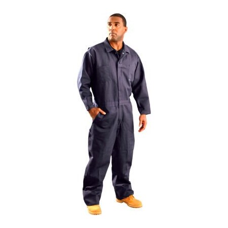 Occunomix Classic Indura Flame Resistant Coverall Navy, 5XL,  G909INB-5X